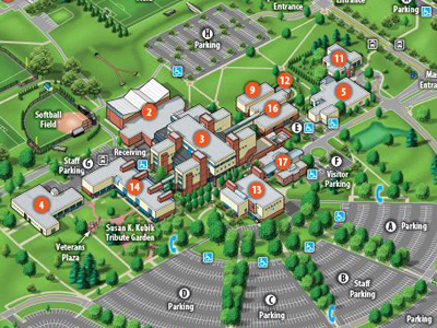 Bethlehem campus map